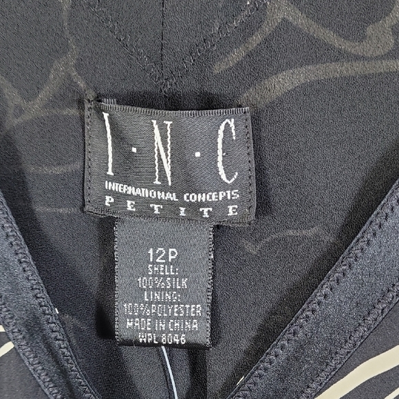 NWT Babydoll 100% Silk Midi Dress Y2K Size 12 Black Whimsigoth Flutter Witchy - Picture 6 of 15